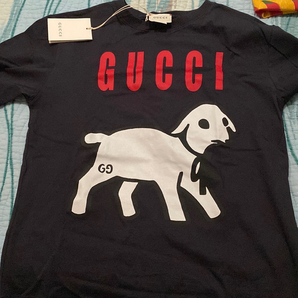Gucci tee XXS lamb NWT
